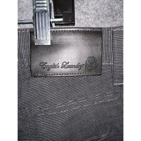 English Laundry Mens 5-Pocket Straight Fit Cotton Spandex Stretch Pant Gray36/32 - Picture 7 of 8
